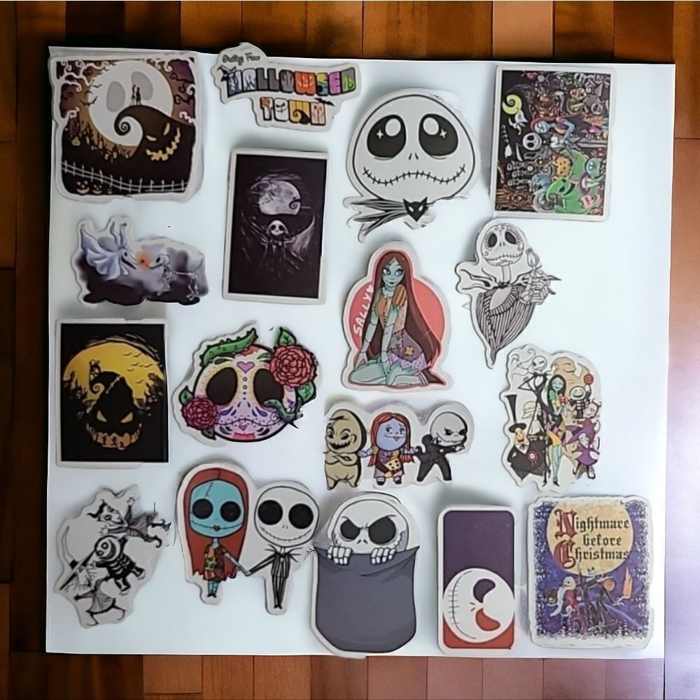 Nightmare Before Christmas Jack Skellington Sticker Decals Variety Pack Bundle